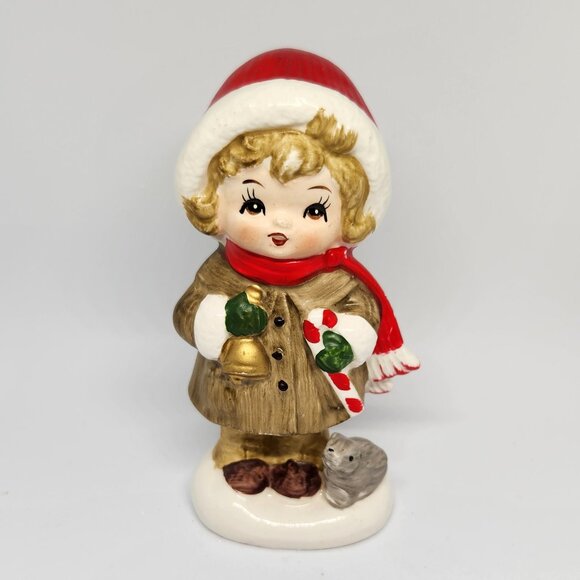 Vintage Christmas Napcoware Set of 3 Carolers Musicians - Picture 3 of 14